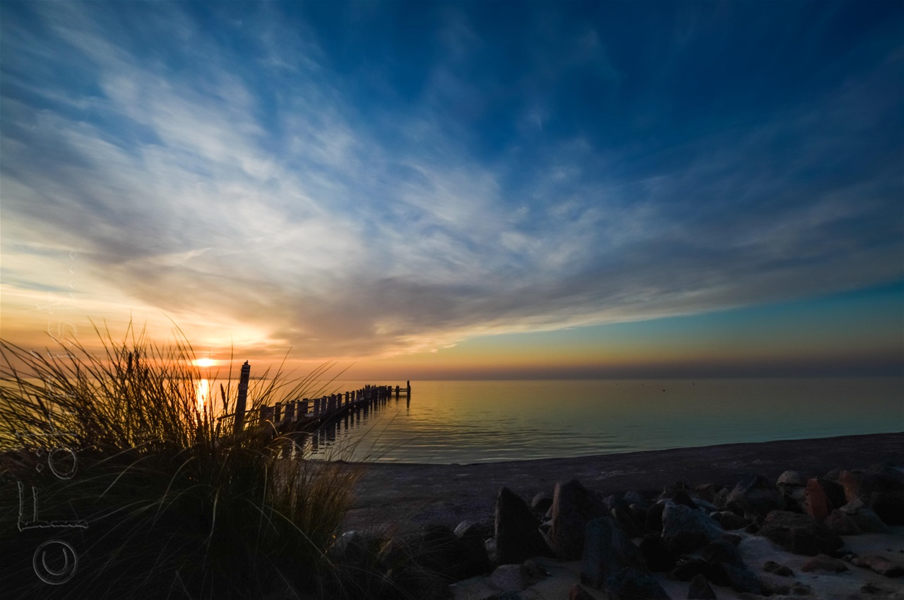 Abend überm Meer